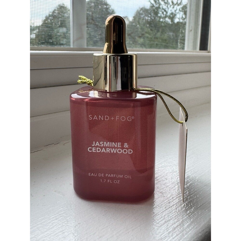 SAND+FOG Jasmine & Cedarwood Eau de Parfum Oil dropper 1.7 oz .